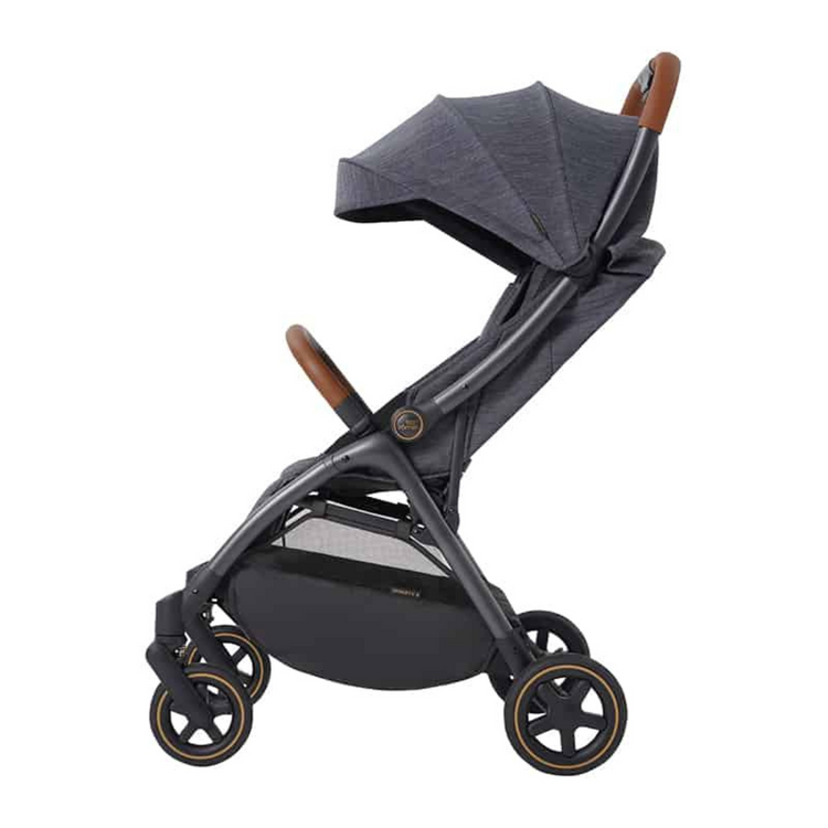 [ Display Unit ] Britax Gravity II Auto One-Handed Fold Stroller - Marble Blue (Birth - 22kg/4 Years Old)