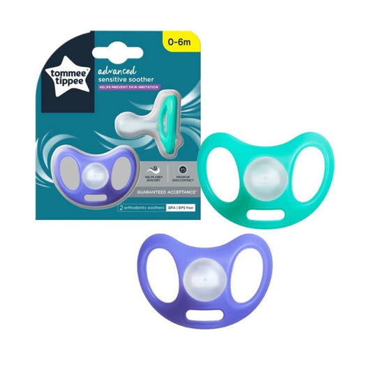 Tommee Tippee Closer to Nature Advanced Sensitive Soother (2pcs) 0-6m