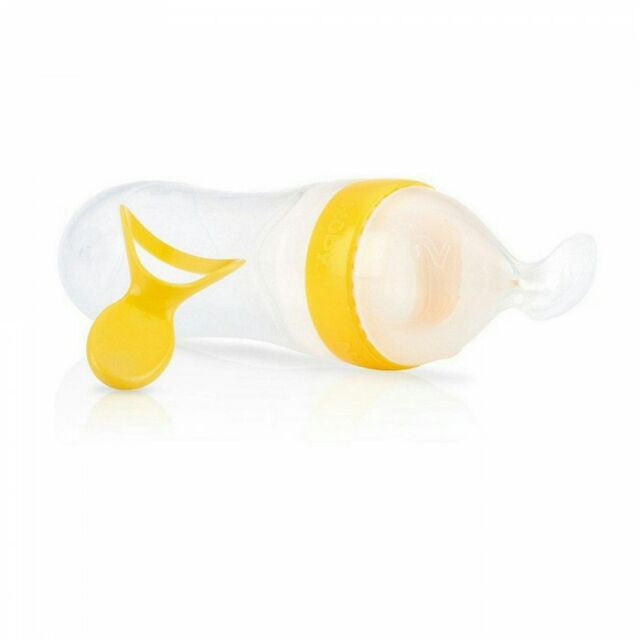 Nuby Garden Fresh Silicone Squeeze Feeder With 2 Spoons 4m+