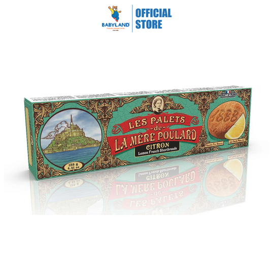 La Mère Poulard Palets Lemon French Shortbread Biscuits 125g