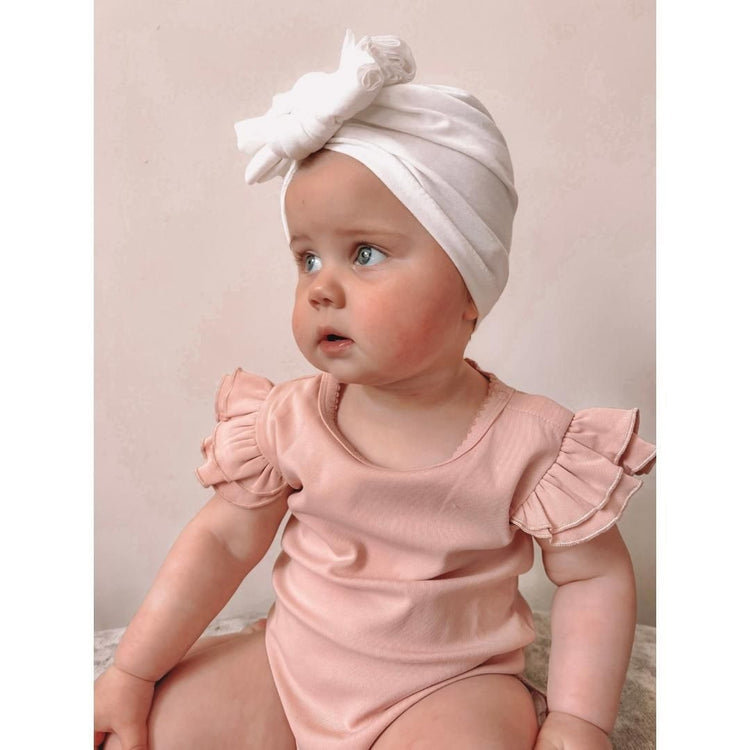 Hatch Australia Ruffled Sleeves Romper
