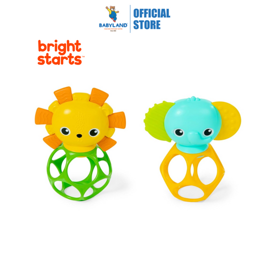 Bright Starts Soother Pals Easy-Grasp Teether Toys (3m+)