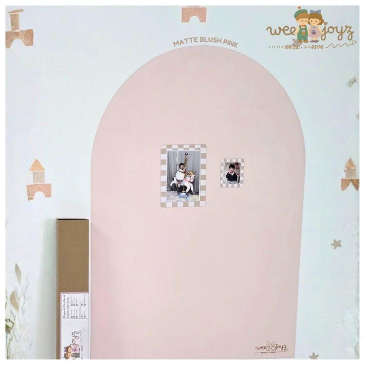 Weejoyz Arch Mag Little Wonder Wall - Matte Blush Pink | 90cm (Height) x 60 cm (Width)