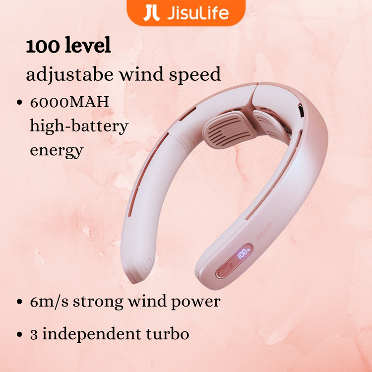 JisuLife Neck Fan Pro 1 - Pink