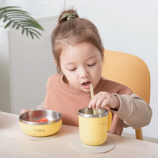 Viida Soufflé Antibacterial Stainless Steel Tableware Set
