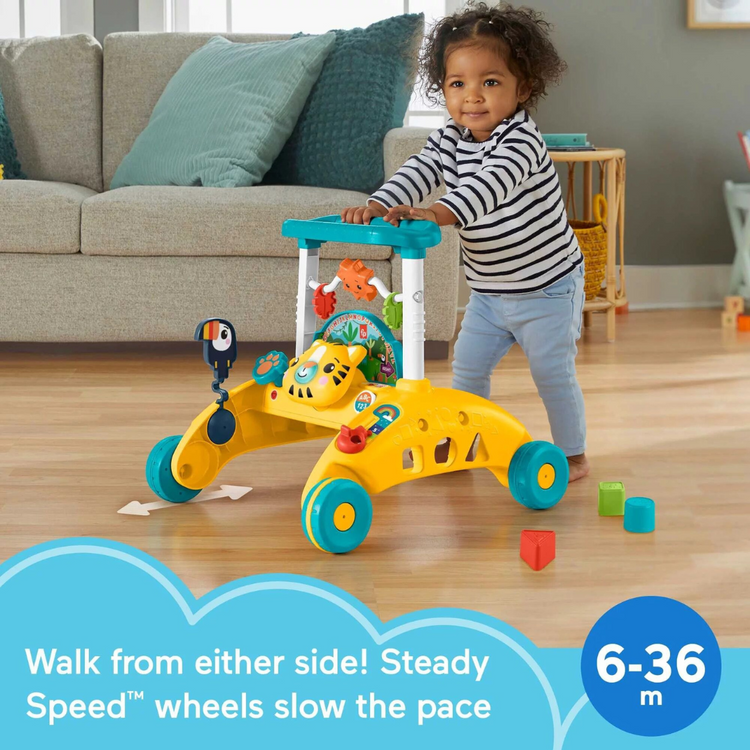 Fisher-Price 2-Sided Steady Speed Tiger Walker (6m+)