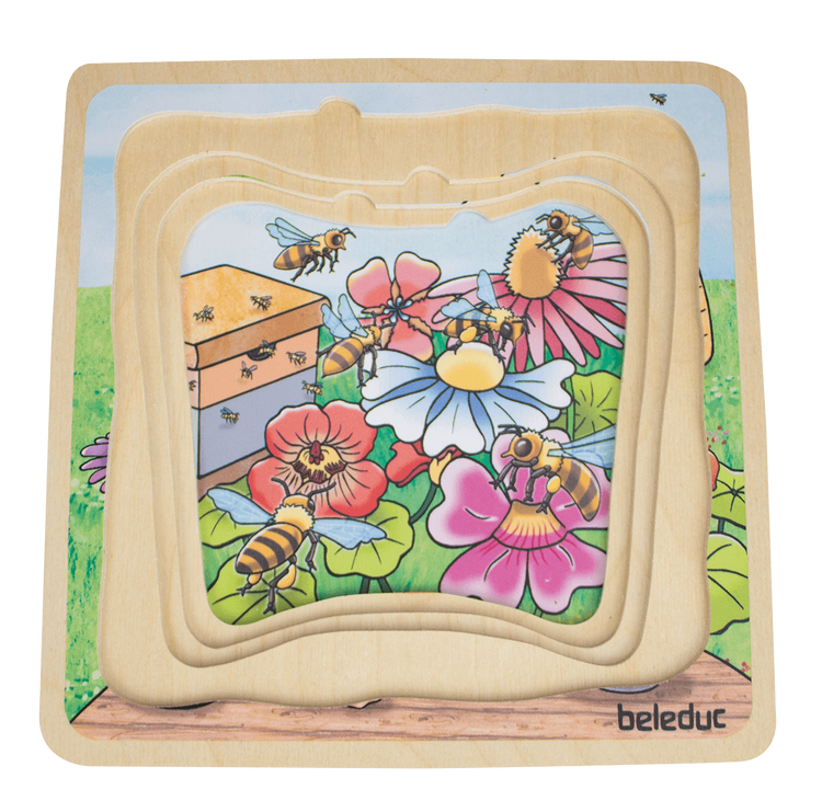 Beleduc Life Cycle Puzzle (BeeHoney) (4yrs+)