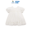 Purebaby Organic Embroidered Dress Vanilla