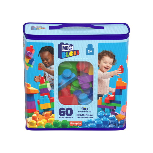 Fisher-Price Mega Bloks Big Building Bag 60pcs (1y+)