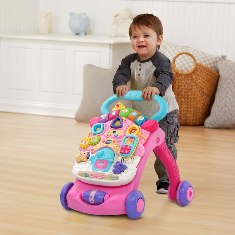 Vtech Sit To Stand Stroll & Discover Activity Walker - Pink ( 9 to 36 months )