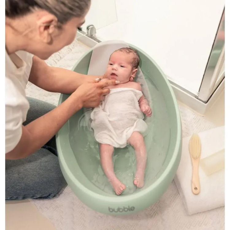 Bubble Cuddle Bath with Bath Seat - Taupe