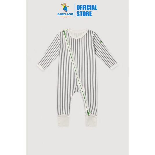 Hamako Tencel Micromodal Jippa Suit - Striped Fog