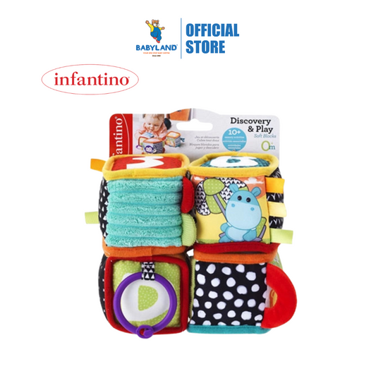 Infantino Discovery & Play Soft Blocks (0m+)