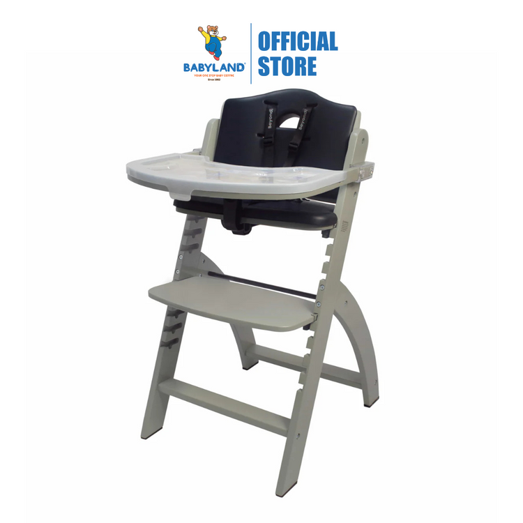 Abiie Beyond Junior Highchair - Misty Grey+Black (6m+)