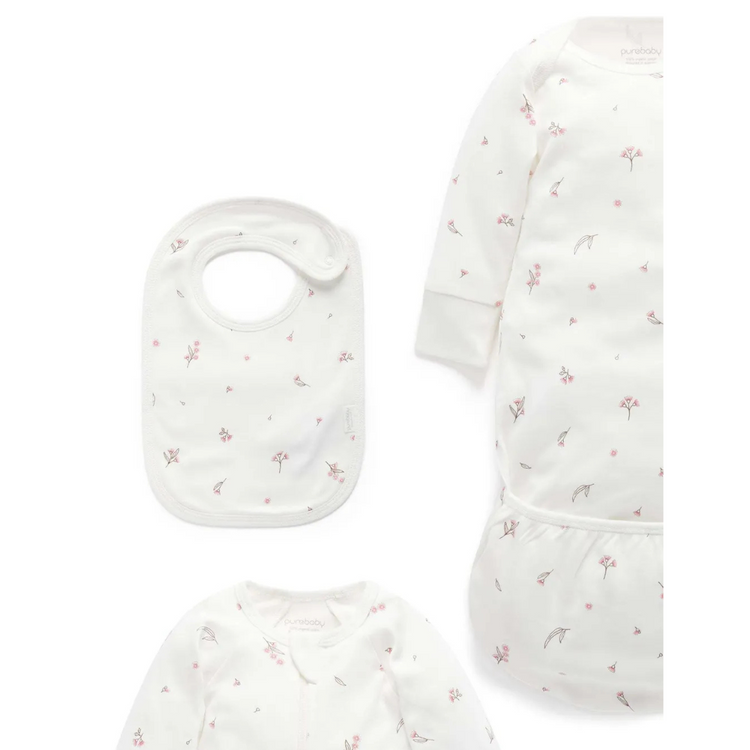 Purebaby Organic Newborn Hospital Pack - Vanilla Blossom