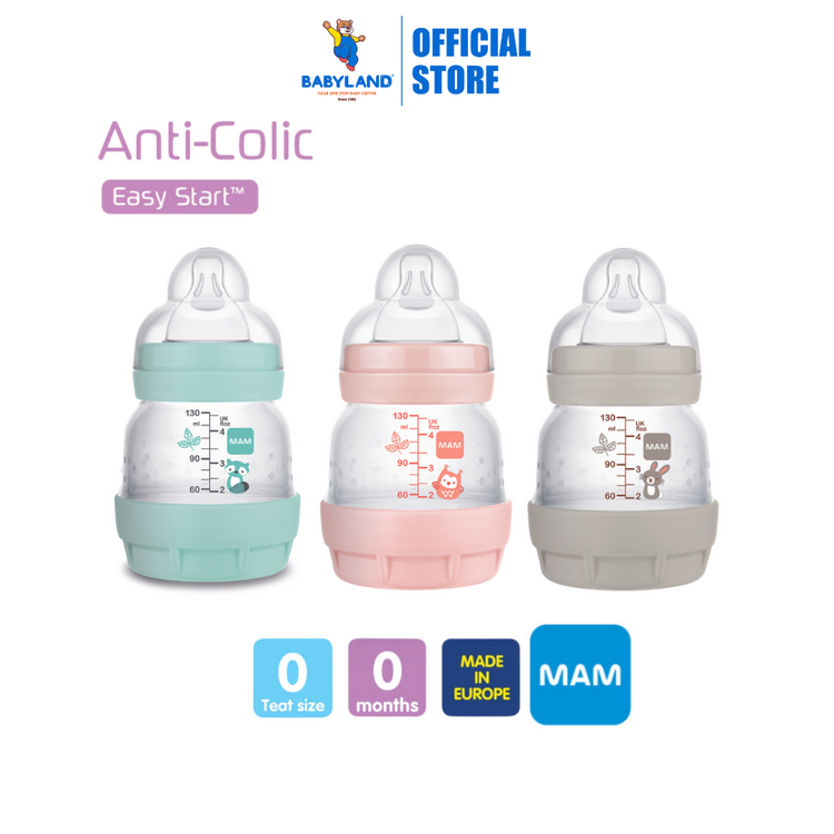 Newborn Mama Baby Bottles MAM Easy Active 330ml Bottle Pack Blue