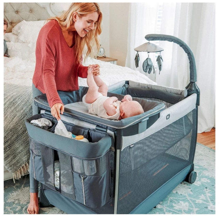 Chicco Lullaby Zip Playard Driftwood - Birth till 14kg
