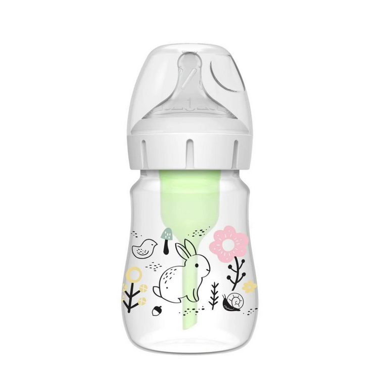 Dr Brown's Options+ PP Wide-Neck Bottle with Level 1 Teat (150mL)(1-pack)