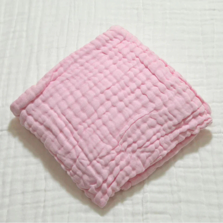 Purcotton Airysoft Gauze Bath Towel 4 Integrated Layers 160cm x 90cm Pink