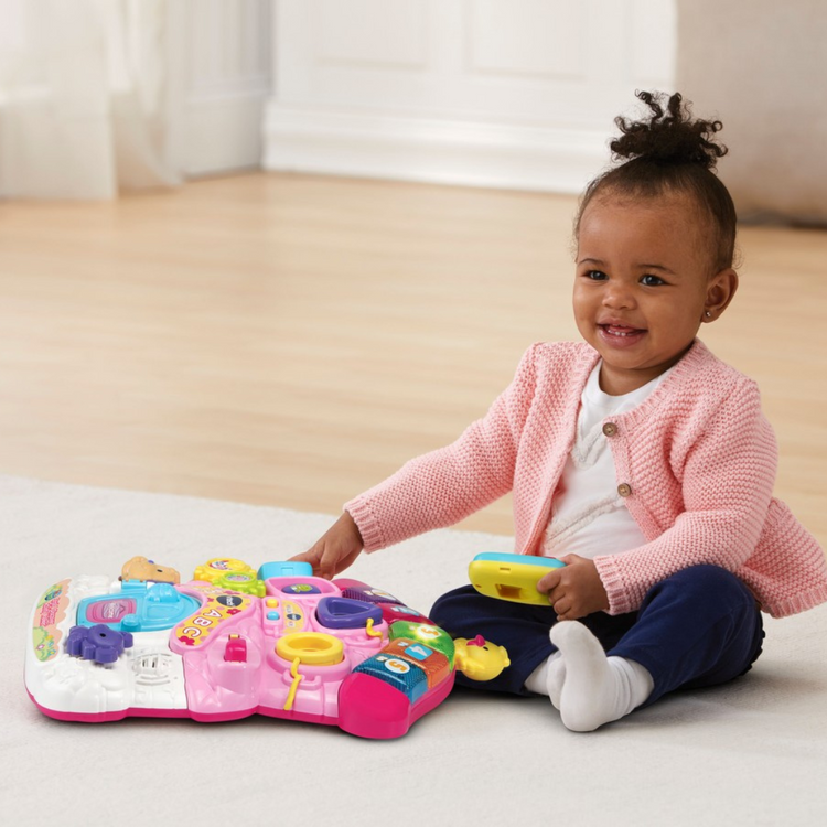 Vtech Sit To Stand Stroll & Discover Activity Walker - Pink ( 9 to 36 months )