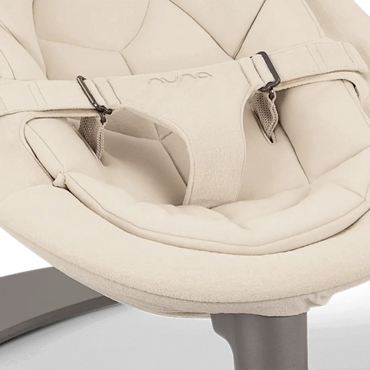 Nuna Leaf Grow Baby Seat & Rocker with Toy Bar - Cloud