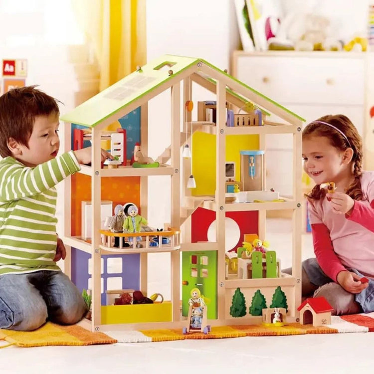 Hape 3401 All Season House - Furnished For Kids Age 3+ Years