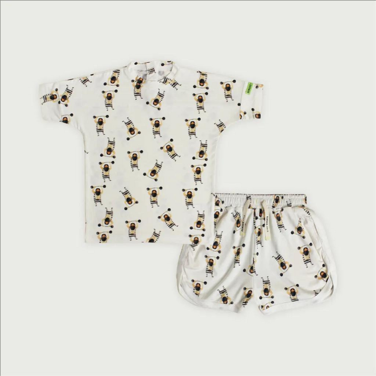 Hamako Tencel Kids/Adult Unisex Short Set - 140 (9-10yrs)