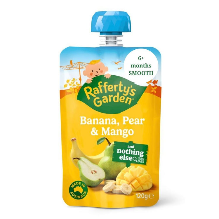 Rafferty's Garden Baby Food Pouches 120g For 6+ months
