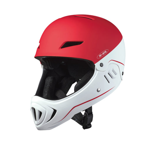 Micro Helmet Racing - White/Red