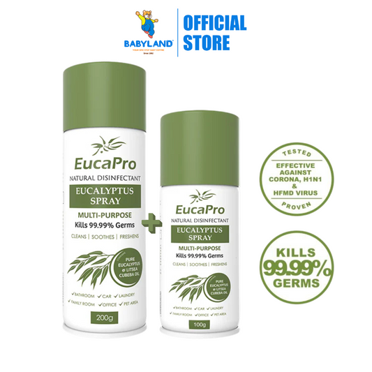 EucaPro Natural Eucalyptus Disinfectant Spray Value Pack (200g+100g)