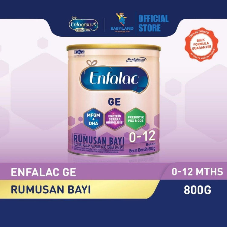 Enfalac A+ S1 Gentlease (0-12Mths) Infant Formula Milk Powder (800g)