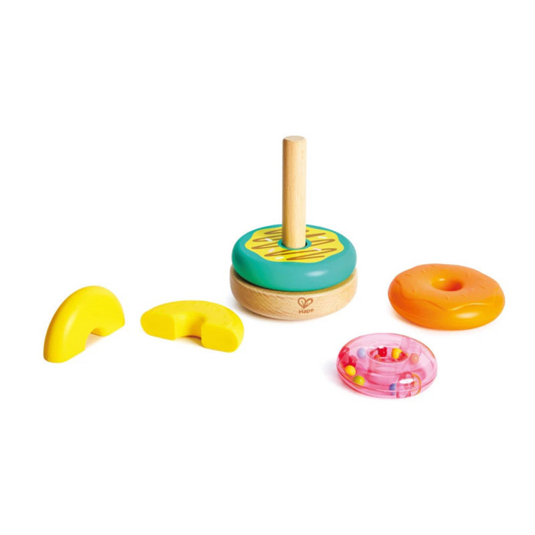 Hape 0532 Stacking Donut Toy Suitable for Age 18M+