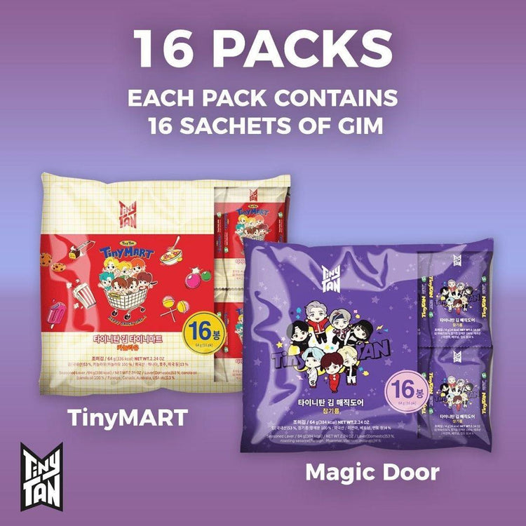 TinyTan Seaweed Snack (16x4g)