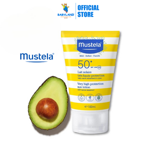 Mustela Very High Protection Sun Lotion - SPF 50+ for All Skin Types (100ml)