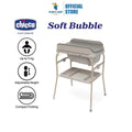 Chicco Soft Bubble Armonia Height Adjustable Baby Nursing Table & Bath Tub with 2 Wheels with Brake