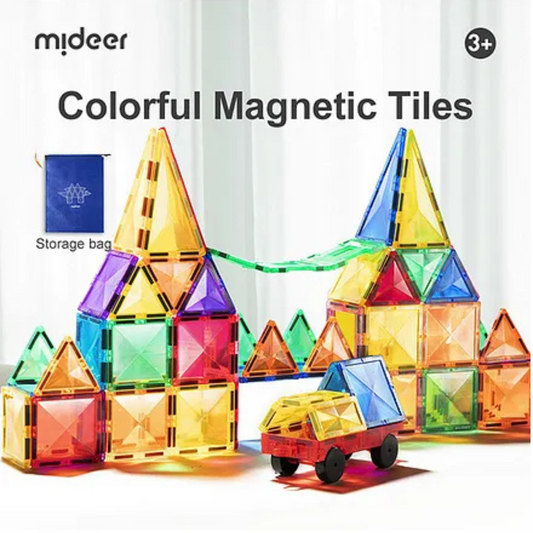 Mideer Colorful Magnetic Tiles - 100pcs (3yrs+)