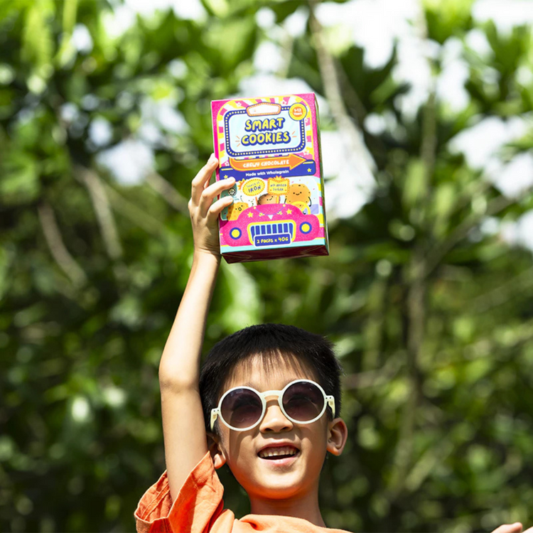 [No Added Sugar + Source of Iron] HaruPlate The Smart Cookie 80g (Halal-Certified, Healthy Snack For Kids 1 - 12 years)