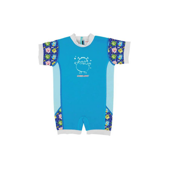 Cheekaaboo Chittybabes Baby Thermal Swimsuit UPF50+ Blue Monster