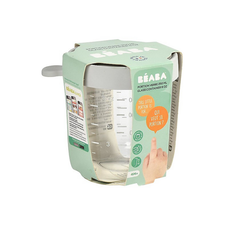 Beaba Conservation Glass Jar 250ml - Light Mist