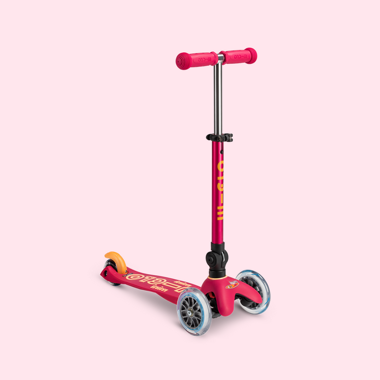 Micro Mini Deluxe Foldable Ruby Red Scooter (2-5yrs)