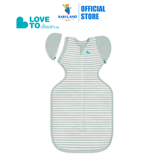 Love To Dream Stage2 Swaddle Up Transition Bag Stretch Cotton 0.2 TOG - Lite Olive