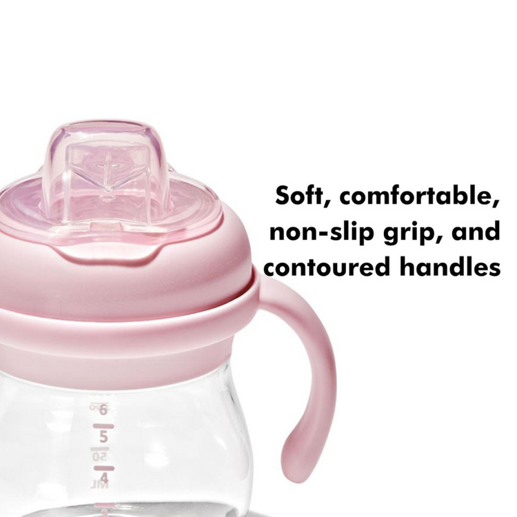 Oxo Tot Grow Soft Spout Cup W/Handles 6oz - Gray (4m+)