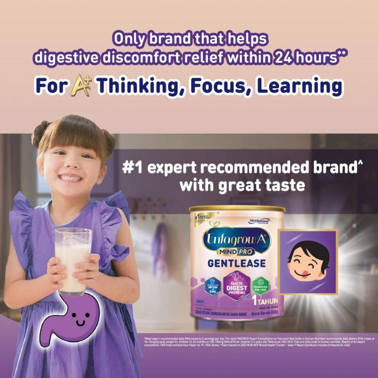 Enfagrow A+ Gentlease (1Y+) Milk Formula Powder (475g) [Easy Digestion]