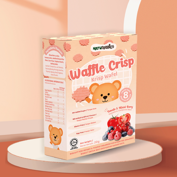 Natufoodies Waffle Crisp 20g (8 months +)