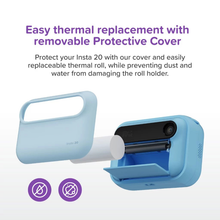 myFirst Camera Insta 20 16MP Instant Print Camera for Kids Dual-lens with Selfie Camera with Dual Screen