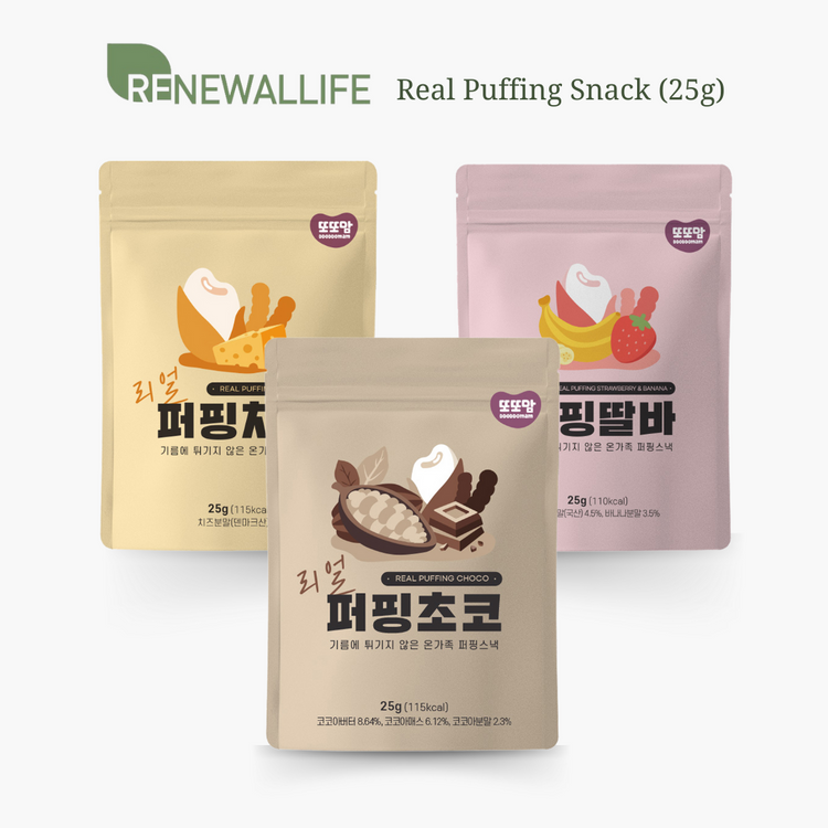 Renewallife DdoDdoMam Real Puffing Snack (25g) (1y+)