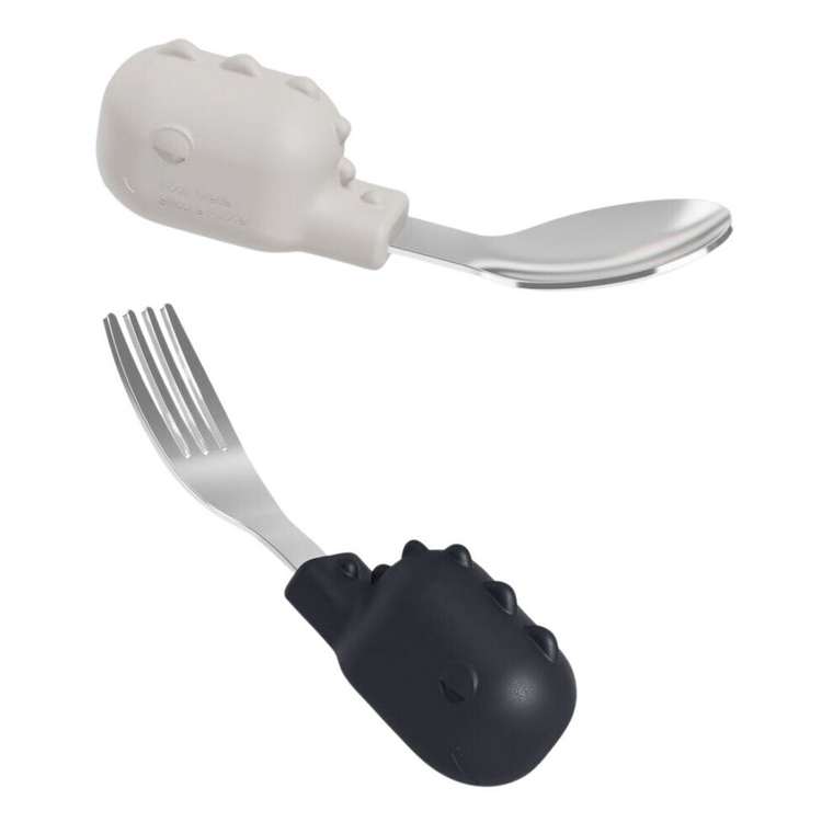 He or She Baby Fork & Spoon Set