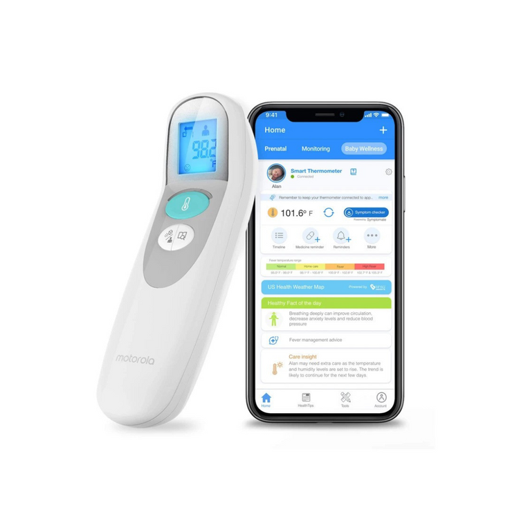 Motorola CARE+ 3-in-1 Smart Non-Contact Baby Thermometer