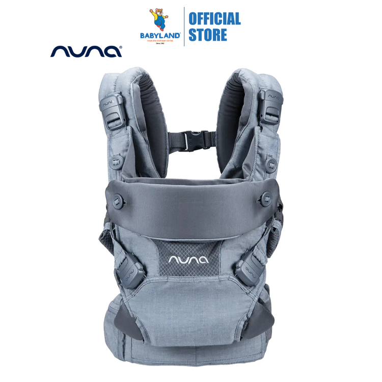 [PRE-ORDER] Nuna CUDL Baby Carrier - Softened Denim, 𝗘𝗿𝗴𝗼𝗻𝗼𝗺𝗶𝗰, 𝟰 𝗣𝗼𝘀𝗶𝘁𝗶𝗼𝗻𝘀