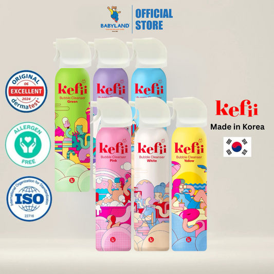 Kefii Bubble Cleansers - 6 Bubbly Rainbow Set of 6